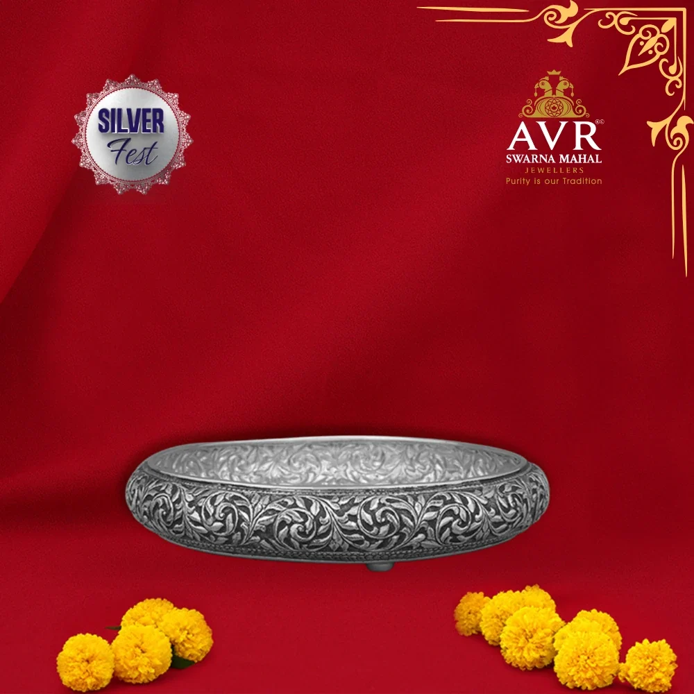 floral-designed-pooja-plate-antique-silver-articles